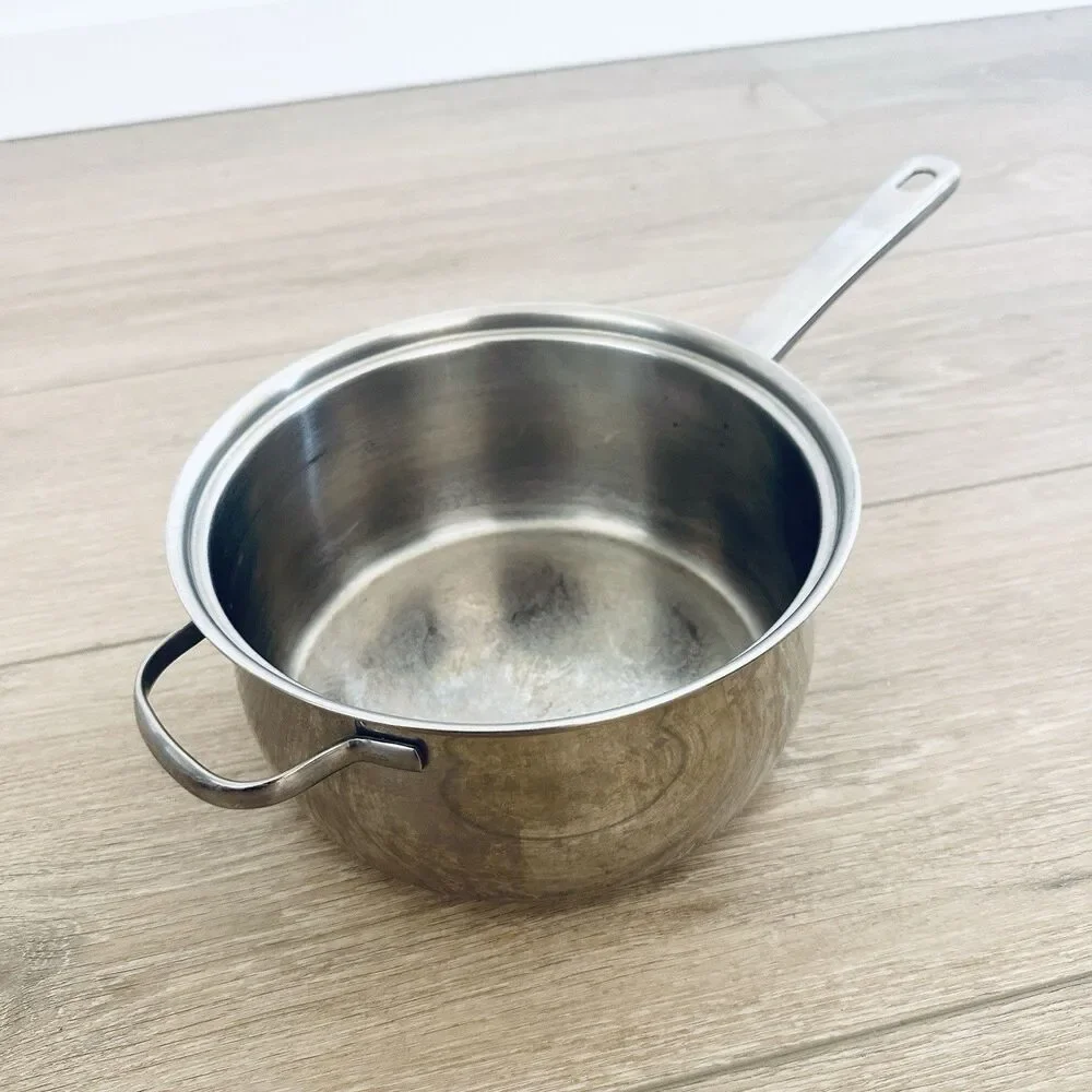 Belgique Stainless Steel Sauce Pan Tools of the Trade 3.5 Quart Double Handle